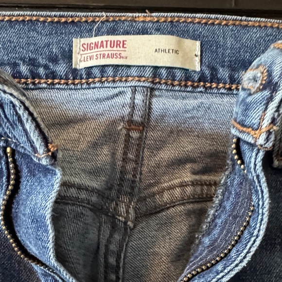 Levi's Dark Blue Straight Jeans - Picture 2 of 4